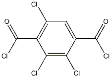 2,3,5-Trichloroterephthalic acid dichloride Structure