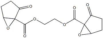 1,2-Ethanediylbis[1,5-epoxy-2-oxocyclopentane-1-carboxylate] 结构式