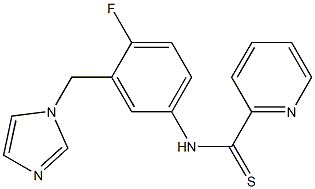 N-[3-(1H-Imidazol-1-ylmethyl)-4-fluorophenyl]pyridine-2-carbothioamide