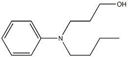 N-Butyl-N-(3-hydroxypropyl)aniline Structure