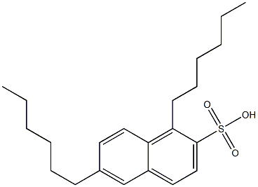  1,6-Dihexyl-2-naphthalenesulfonic acid