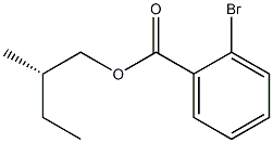 (+)-o-Bromobenzoic acid (S)-2-methylbutyl ester 结构式