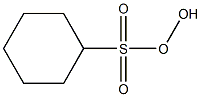 Cyclohexanesulfonoperoxoic acid Structure