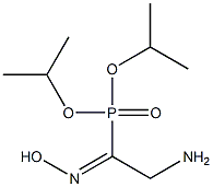 2-Amino-1-hydroxyiminoethylphosphonic acid diisopropyl ester Structure