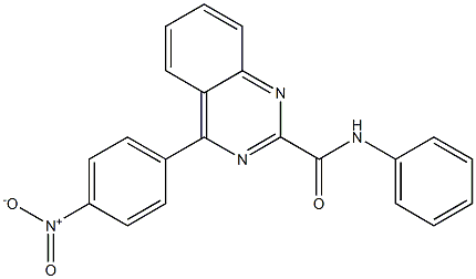 N-Phenyl-4-(4-nitrophenyl)quinazoline-2-carboxamide Structure