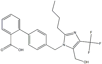  4'-[(2-Butyl-5-hydroxymethyl-4-trifluoromethyl-1H-imidazol-1-yl)methyl]-1,1'-biphenyl-2-carboxylic acid