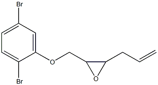 2,5-Dibromophenyl 3-allylglycidyl ether 结构式