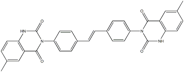 3,3'-[1,2-Ethenediylbis(4,1-phenylene)]bis[6-methylquinazoline-2,4(1H,3H)-dione]|