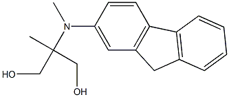 2-[(9H-Fluoren-2-yl)methylamino]-2-methyl-1,3-propanediol,,结构式