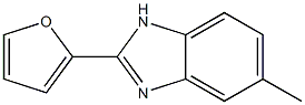 2-(2-Furanyl)-5-methyl-1H-benzimidazole Structure