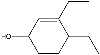 3,4-Diethyl-2-cyclohexen-1-ol Structure