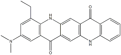 2-(Dimethylamino)-4-ethyl-5,12-dihydroquino[2,3-b]acridine-7,14-dione