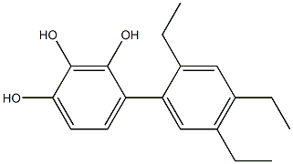 4-(2,4,5-Triethylphenyl)benzene-1,2,3-triol