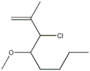 3-Chloro-4-methoxy-2-methyl-1-octene