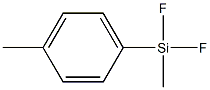 Methyldifluoro(4-methylphenyl)silane Struktur