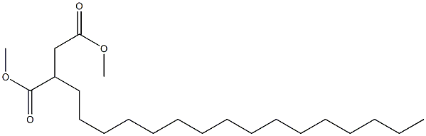 2-Hexadecylsuccinic acid dimethyl ester 结构式