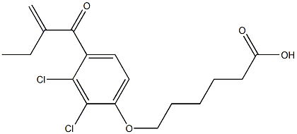 6-[2,3-Dichloro-4-(2-methylene-1-oxobutyl)phenoxy]hexanoic acid