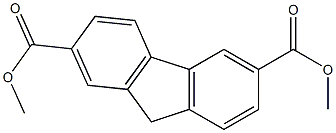 9H-Fluorene-2,6-dicarboxylic acid dimethyl ester Structure