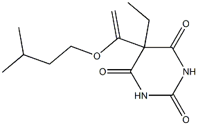 5-Ethyl-5-[1-(isopentyloxy)vinyl]barbituric acid Structure