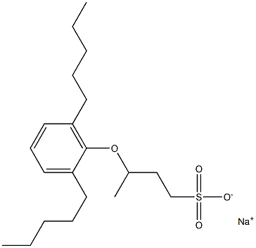 3-(2,6-Dipentylphenoxy)butane-1-sulfonic acid sodium salt