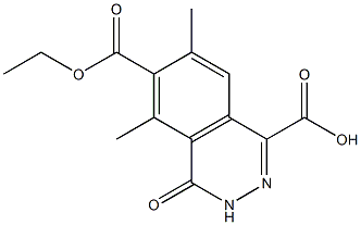  6-Ethoxycarbonyl-3,4-dihydro-4-oxo-5,7-dimethyl-1-phthalazinecarboxylic acid