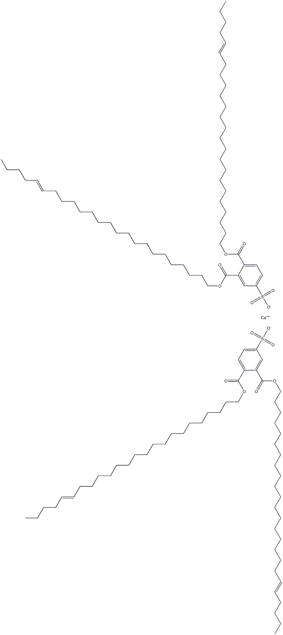 Bis[3,4-di(19-tetracosenyloxycarbonyl)benzenesulfonic acid]calcium salt