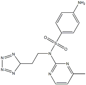 4-Amino-N-(4-methyl-2-pyrimidinyl)-N-[2-(5H-tetrazol-5-yl)ethyl]benzenesulfonamide|