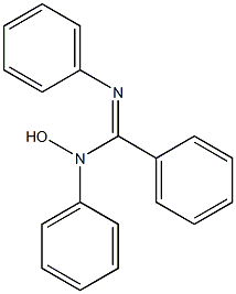 N1-ヒドロキシ-N1,N2-ジフェニルベンズアミジン 化学構造式