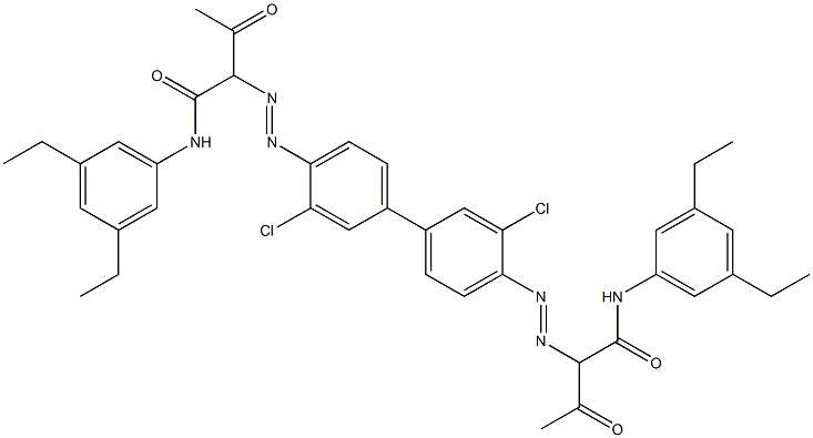 4,4'-Bis[[1-(3,5-diethylphenylamino)-1,3-dioxobutan-2-yl]azo]-3,3'-dichloro-1,1'-biphenyl|