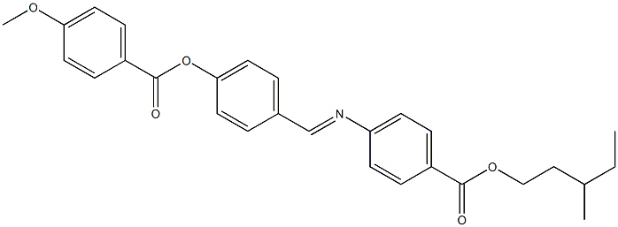 4-[4-(4-Methoxybenzoyloxy)benzylideneamino]benzoic acid (3-methylpentyl) ester