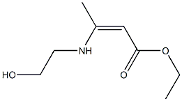  3-(2-Hydroxyethylamino)-2-butenoic acid ethyl ester