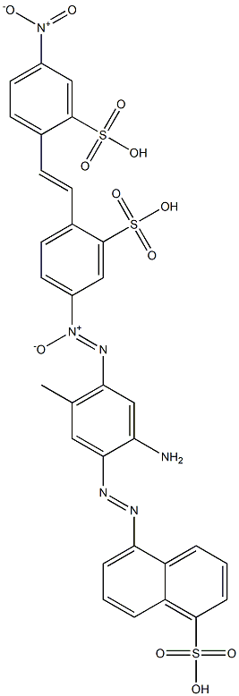 5-[[2-Amino-5-methyl-4-[[4-[2-(4-nitro-2-sulfophenyl)ethenyl]-3-sulfophenyl]-ONN-azoxy]phenyl]azo]-1-naphthalenesulfonic acid