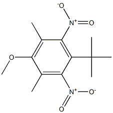 1-tert-Butyl-4-methoxy-3,5-dimethyl-2,6-dinitrobenzene Structure