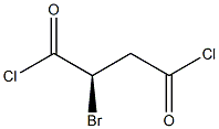 [R,(+)]-2-ブロモスクシニルジクロリド 化学構造式