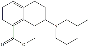 7-(Dipropylamino)-5,6,7,8-tetrahydronaphthalene-1-carboxylic acid methyl ester Structure