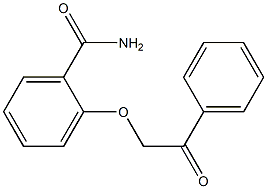 2-(2-Oxo-2-phenylethoxy)benzamide Structure