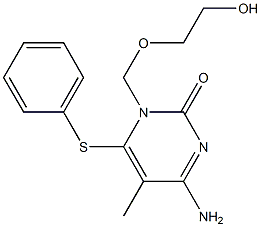 4-Amino-1-[(2-hydroxyethoxy)methyl]-5-methyl-6-phenylthiopyrimidin-2(1H)-one|