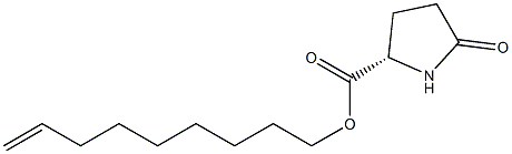 (S)-5-Oxopyrrolidine-2-carboxylic acid 8-nonenyl ester Structure