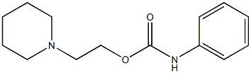 N-[Phenyl]carbamic acid (2-piperidinoethyl) ester