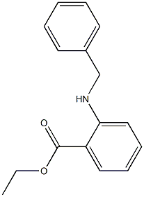 2-(Benzylamino)benzoic acid ethyl ester Struktur