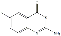 2-Amino-6-methyl-4H-3,1-benzothiazin-4-one Structure
