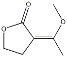 3-(1-Methoxyethylidene)dihydrofuran-2(3H)-one 结构式