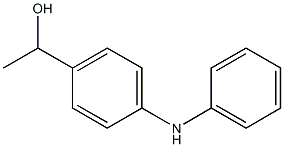 4-(1-Hydroxyethyl)phenylphenylamine,,结构式