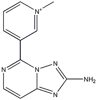 3-(2-Amino[1,2,4]triazolo[1,5-c]pyrimidin-5-yl)-1-methylpyridinium|