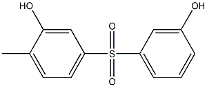 3,3'-Dihydroxy-4'-methyl[sulfonylbisbenzene] Struktur