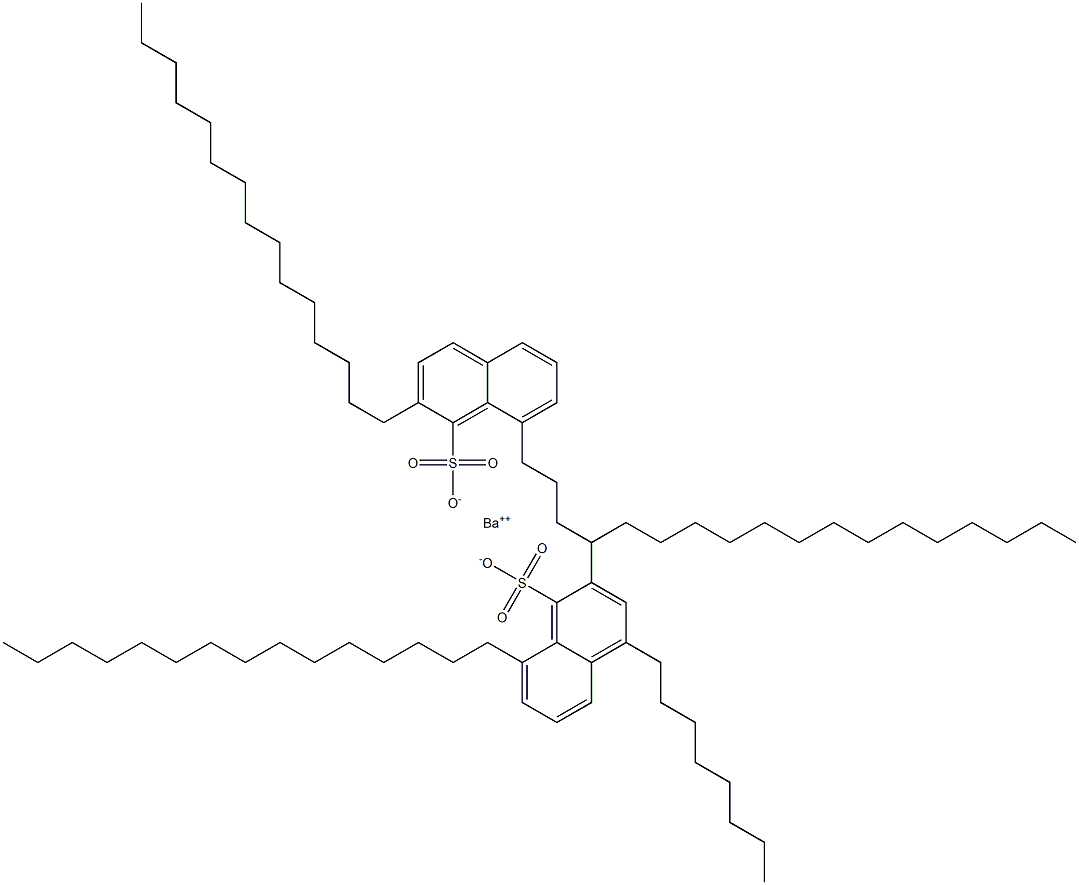 Bis(2,8-dipentadecyl-1-naphthalenesulfonic acid)barium salt