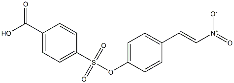 4-[4-[(E)-2-Nitroethenyl]phenoxysulfonyl]benzoic acid|