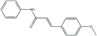 N-Phenyl-3-(4-methoxyphenyl)propenamide Structure