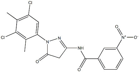 1-(3,5-Dichloro-2,4-dimethylphenyl)-3-(3-nitrobenzoylamino)-5(4H)-pyrazolone