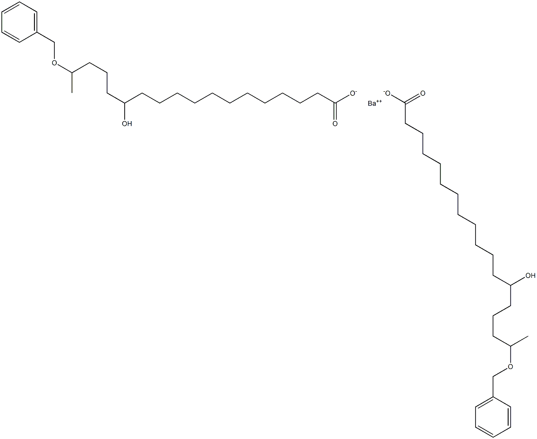 Bis(17-benzyloxy-13-hydroxystearic acid)barium salt